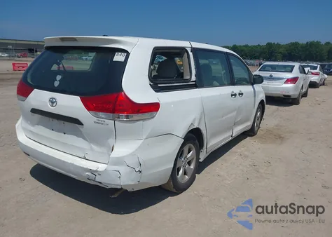 2013 Toyota Sienna L V6 7 Passenger z USA, uszkodzony, nr VIN 5TDZK3DC7DS352518